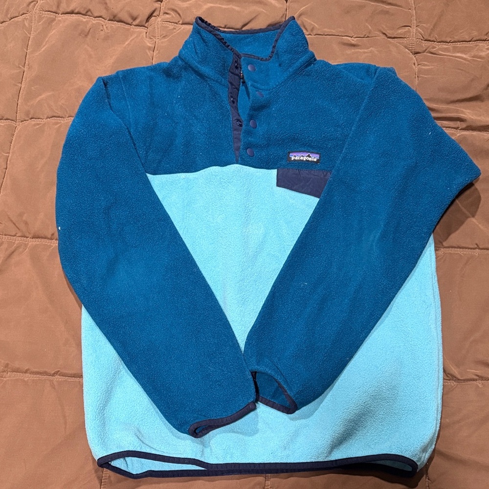 Patagonia Synchilla Blue Pullover Fleece Medium